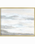 Cascade fine art wall print framed in gold metal by NLS Design