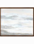 Cascade fine art wall print framed in walnut stained oak by NLS Design