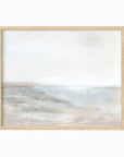 Horizon fine wall art print framed in natural oak by NLS Design