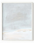 Horizon Blush 2 fine art wall print framed in white oak by NLS Design