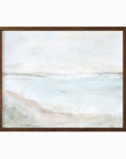 Hush fine art wall print framed in walnut stain oak by NLS Design