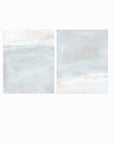 Set of 2 Horizon Blush fine art wall prints unframed by NLS Design