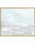 Surf fine art wall print framed in gold metal by NLS Design