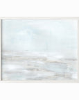 Surf fine art wall print framed in white oak by NLS Design