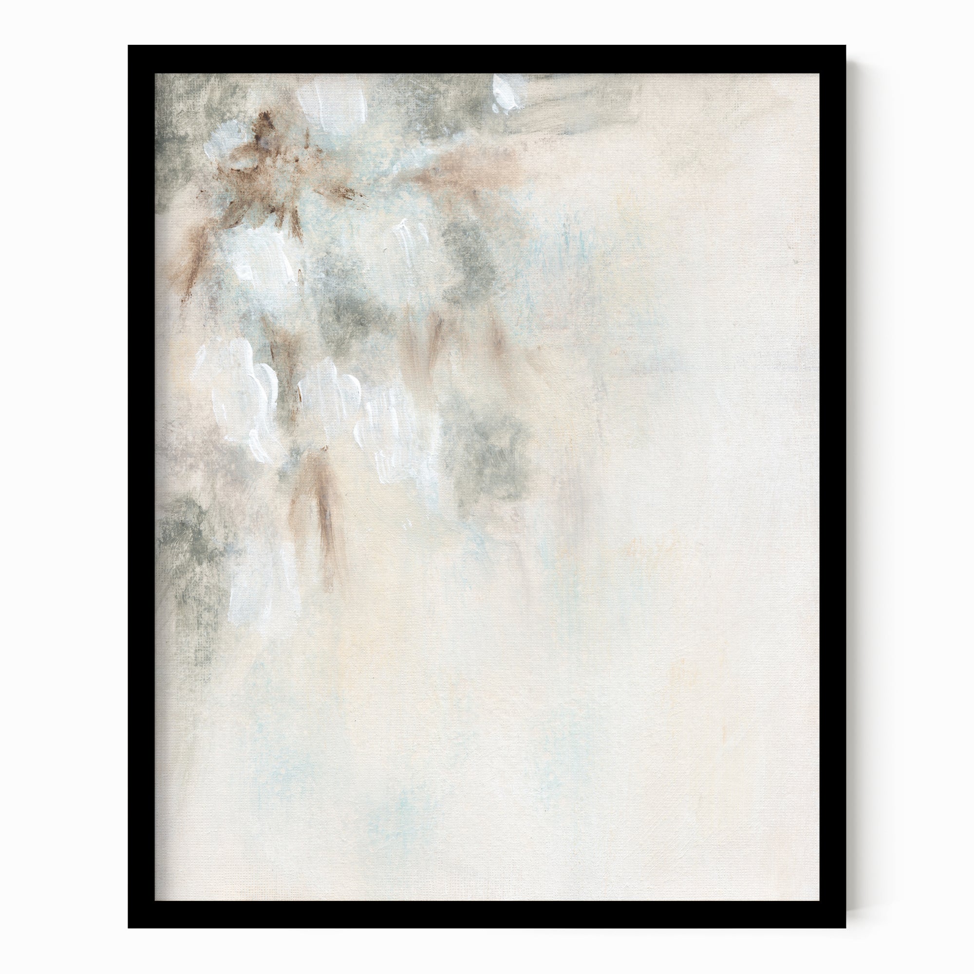 Breathless 1 fine art wall print framed in black oak by NLS Design