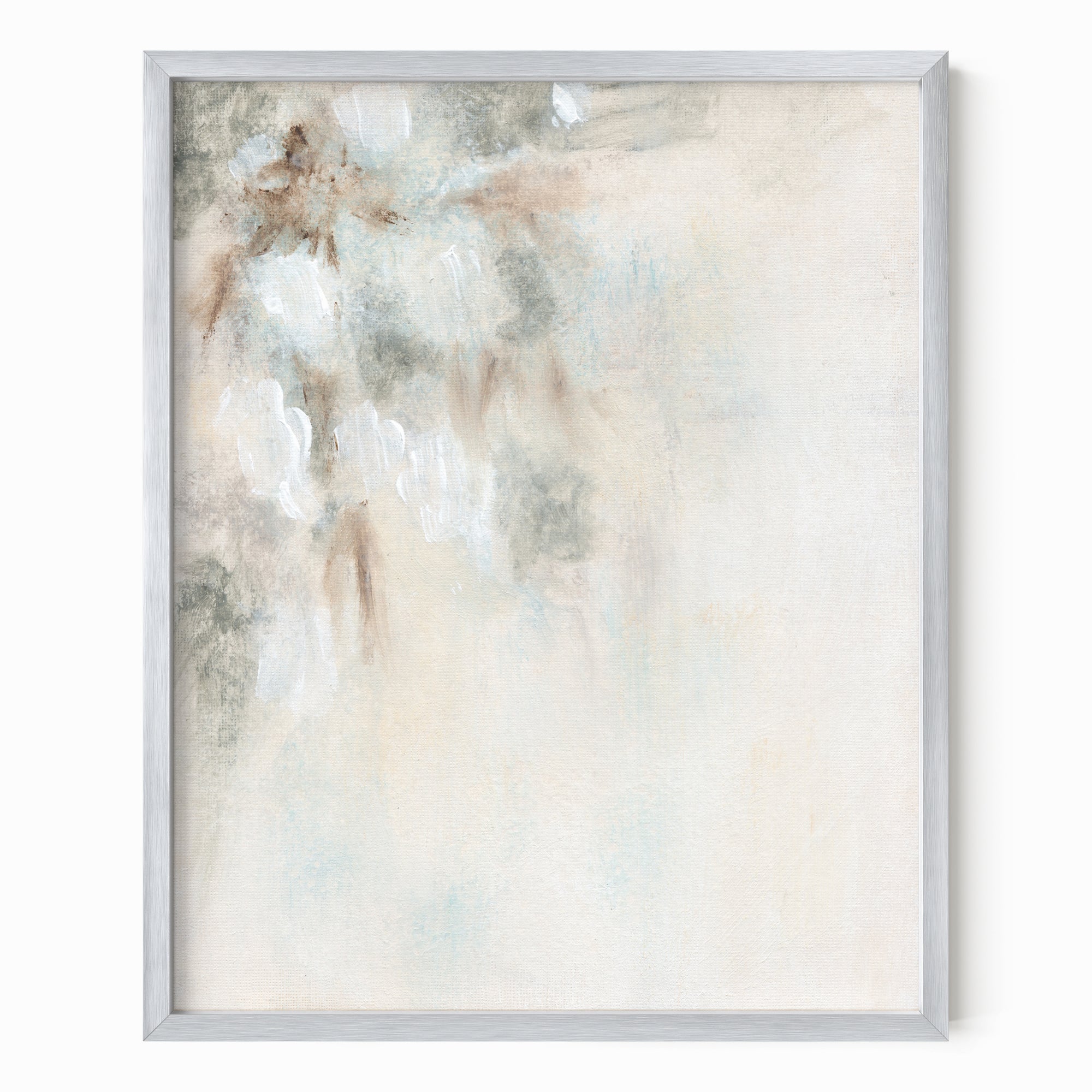 Breathless 1 fine art wall print framed in silver metal by NLS Design