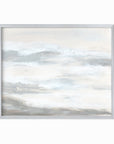 Cascade fine art wall print framed in silver metal by NLS Design