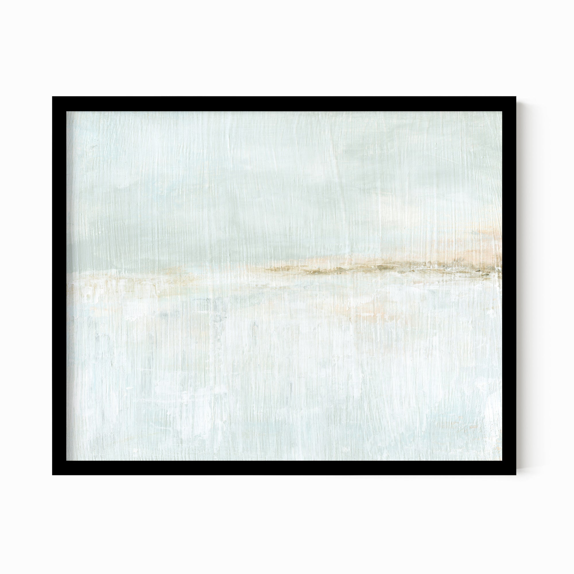 Delightful fine wall art print framed in black oak by NLS Design