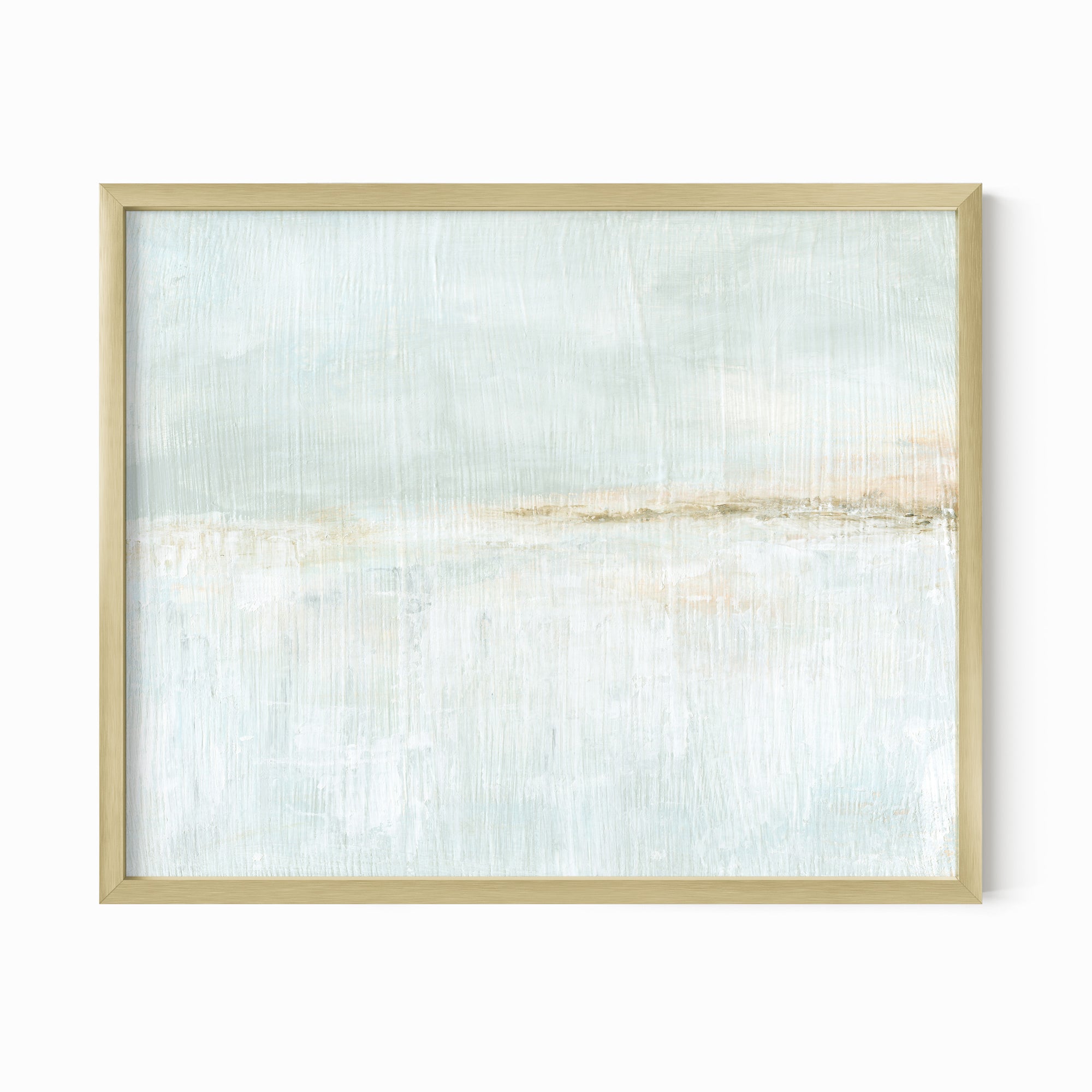 Delightful fine wall art print framed in gold metal by NLS Design