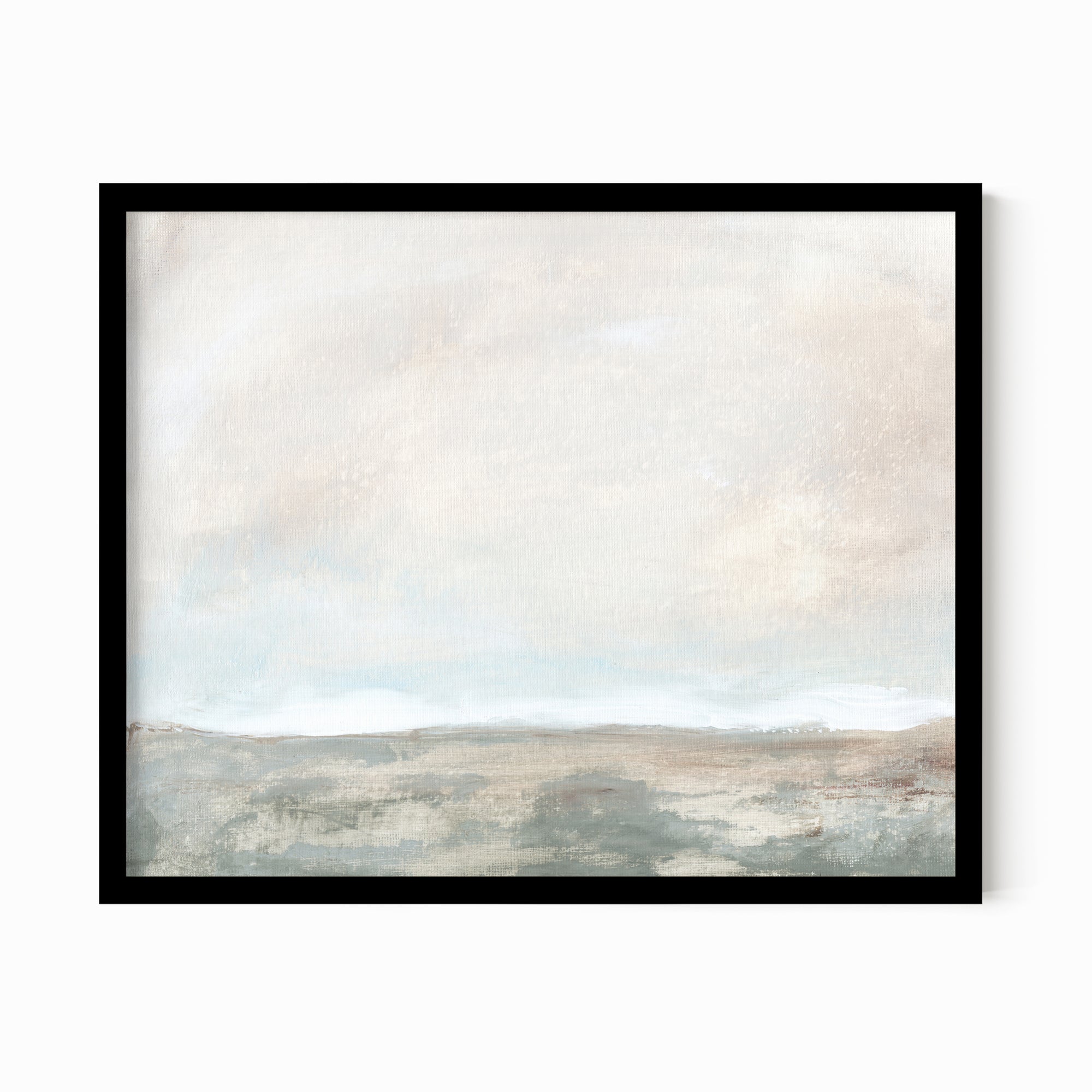 Emerge fine art wall print framed in black oak by NLS Design