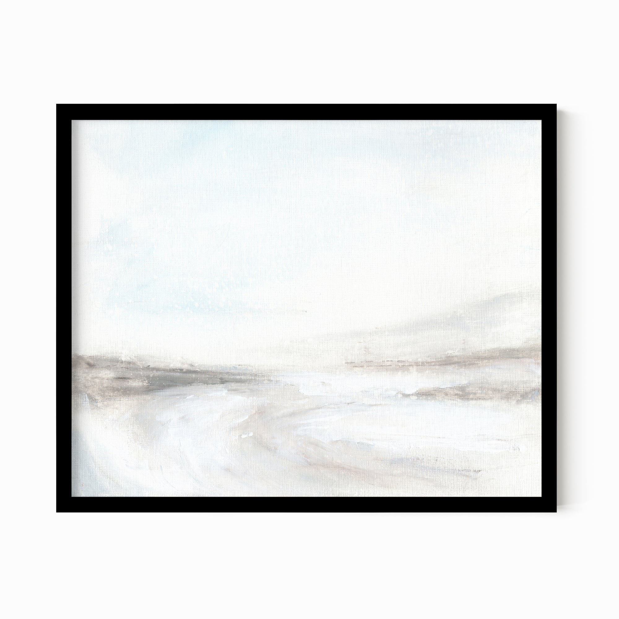 Fade fine art wall print framed in black oak by NLS Design