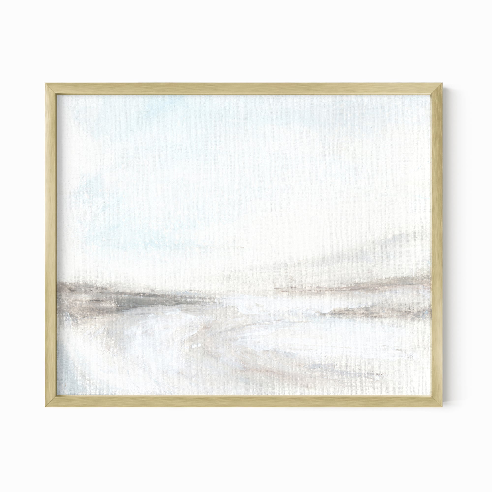 Fade fine art wall print framed in gold metal by NLS Design