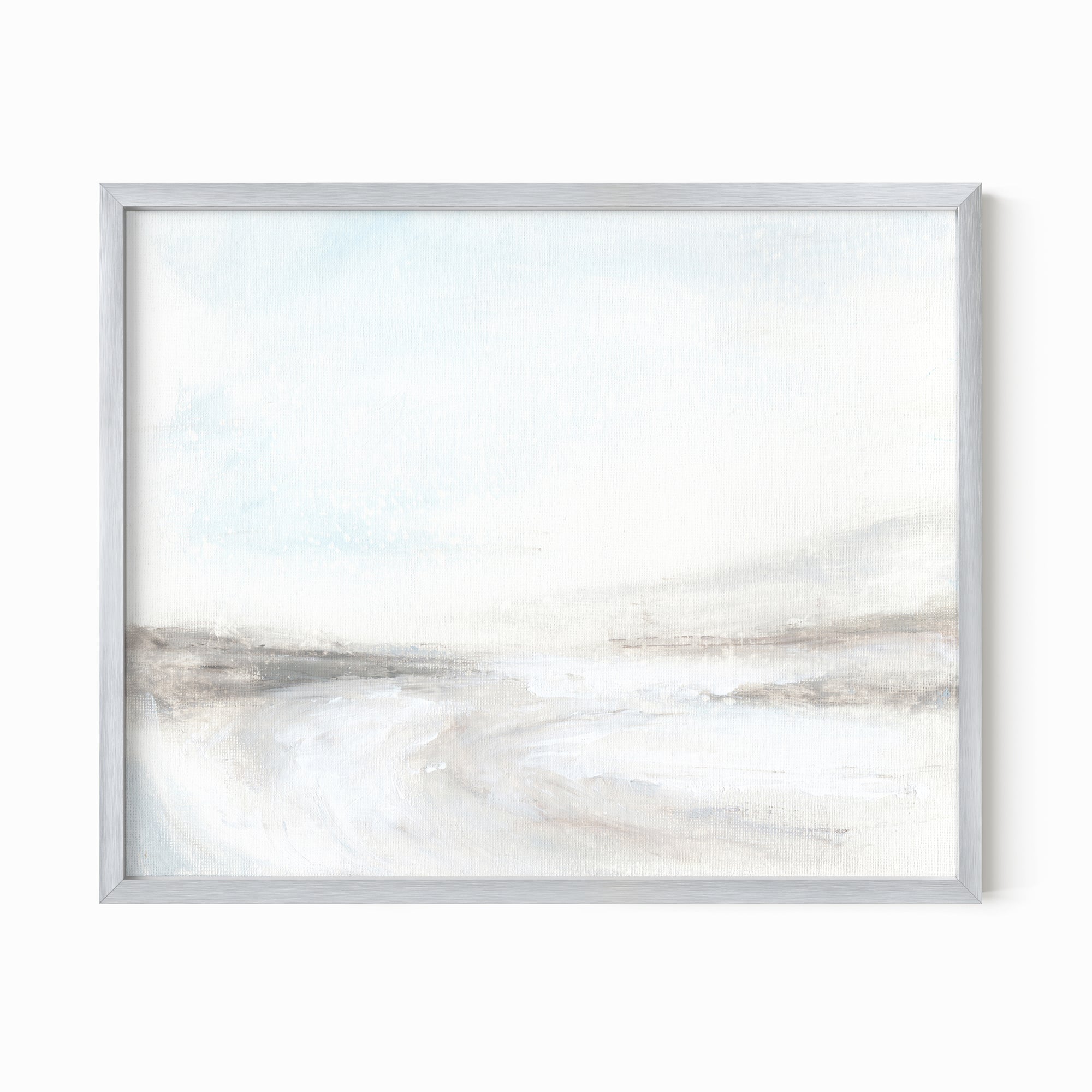 Fade fine art wall print framed in silver metal by NLS Design