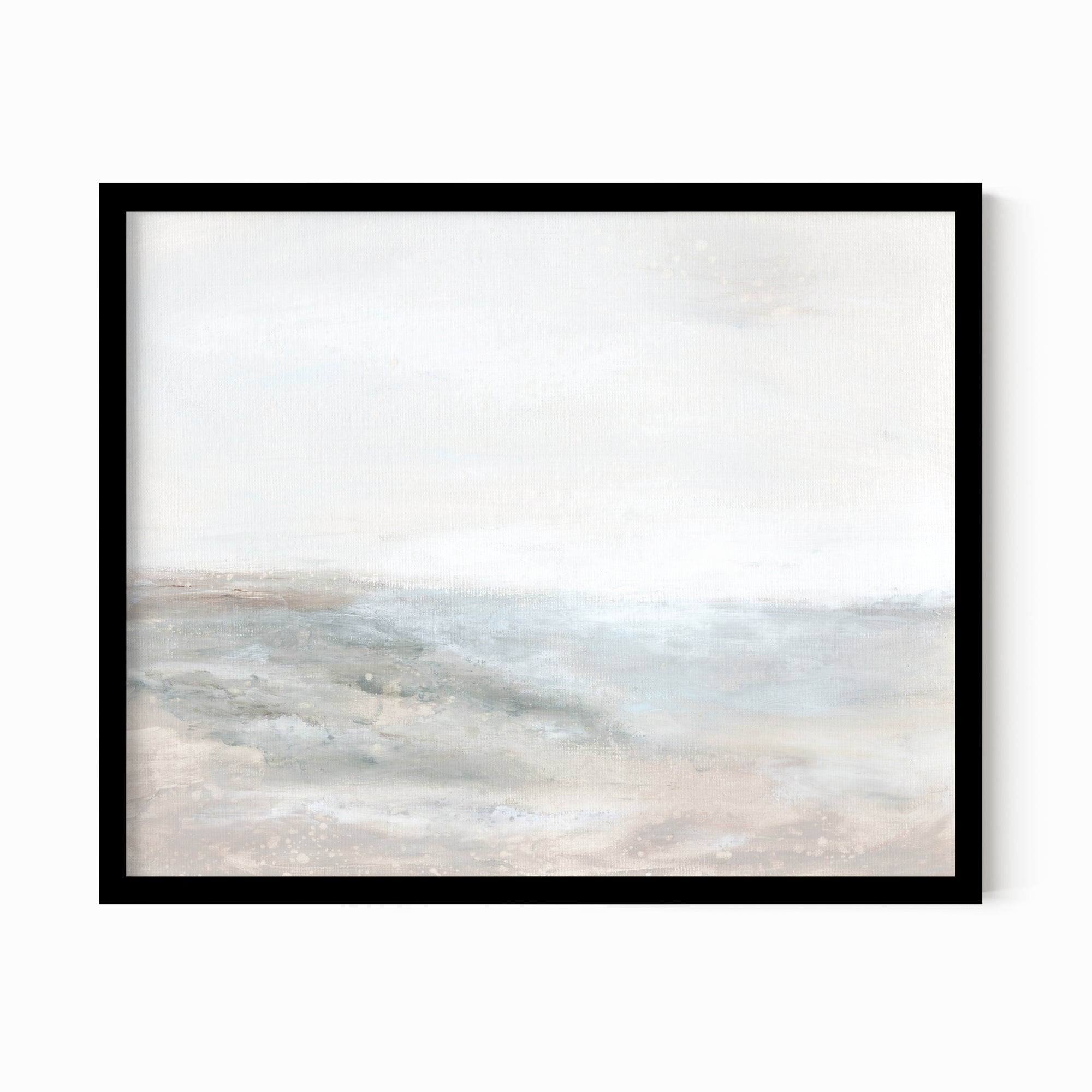 Horizon fine wall art print framed in black oak by NLS Design