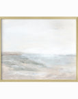 Horizon fine wall art print framed in gold metal by NLS Design
