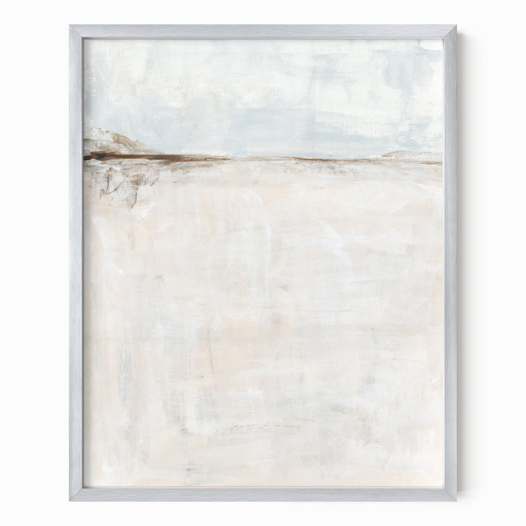 Light fine wall art print framed in silver metal by NLS Design