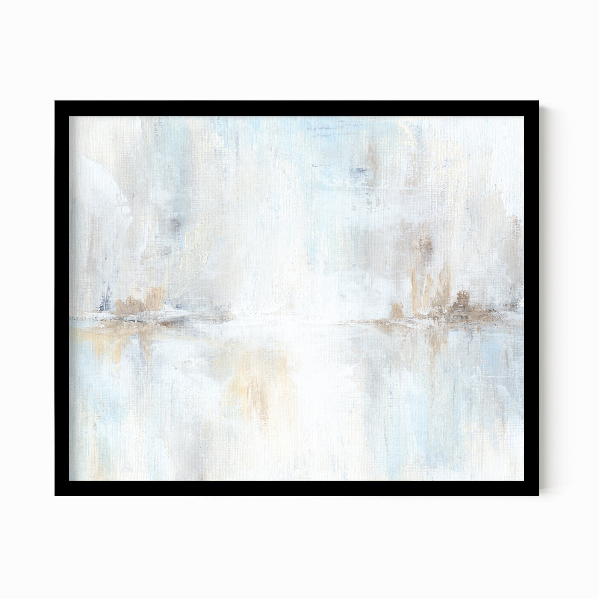 Reflections fine wall art print framed in black oak by NLS Design