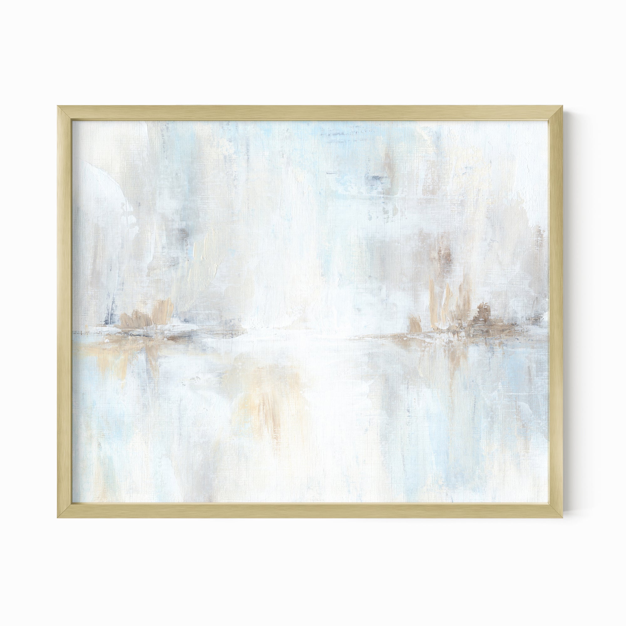 Reflections fine wall art print framed in gold metal by NLS Design