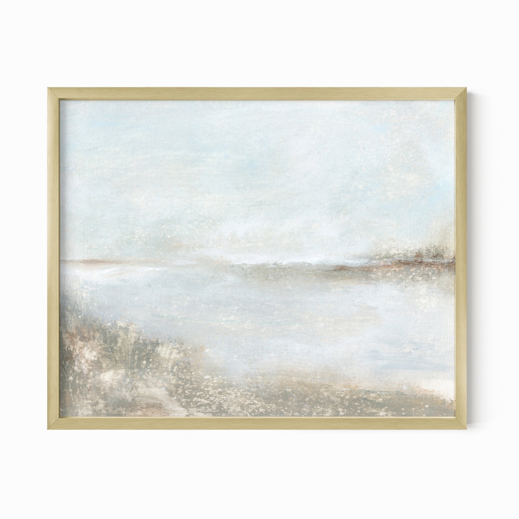 Restore fine wall art print framed in gold metal by NLS Design