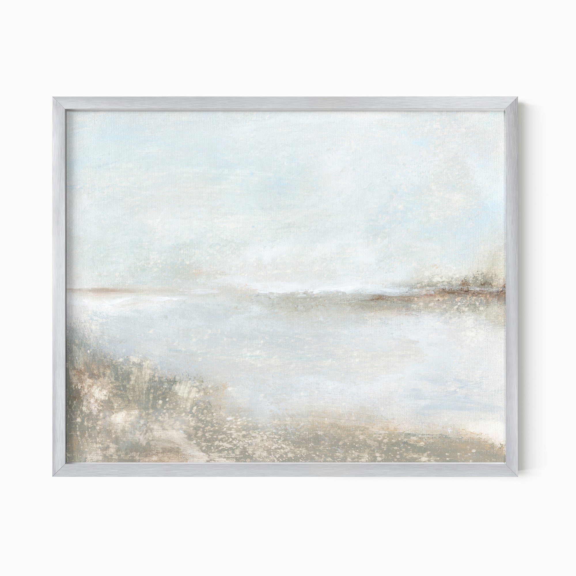 Restore fine wall art print framed in silver metal by NLS Design