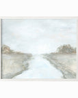 Retreat fine wall art print framed in white oak by NLS Design