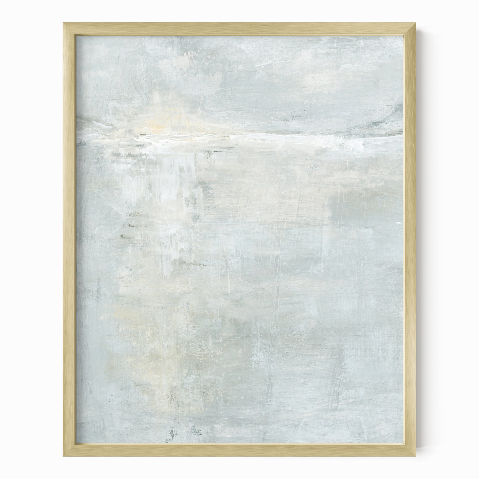 Rise fine art wall print framed in gold metal by NLS Design