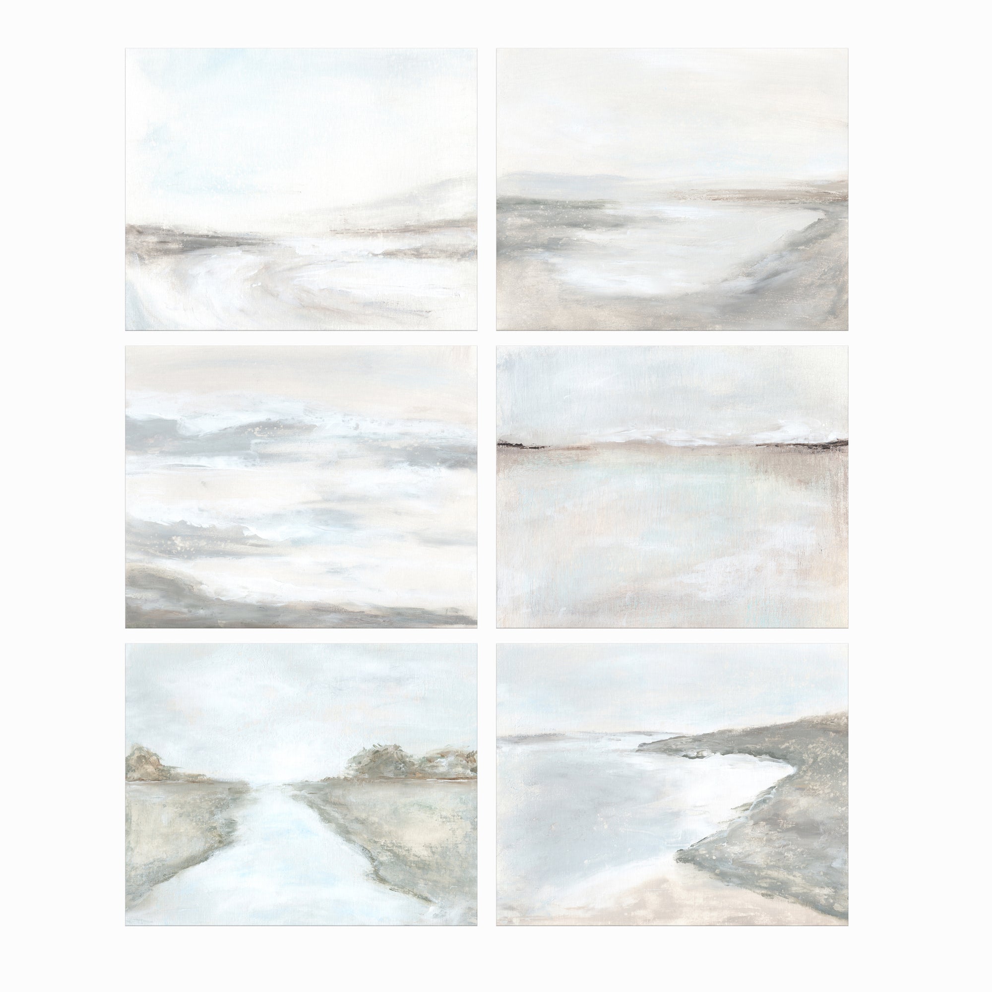 Set of 6 Interior Design Favorites fine wall art prints bundle horizontal unframed by NLS Design