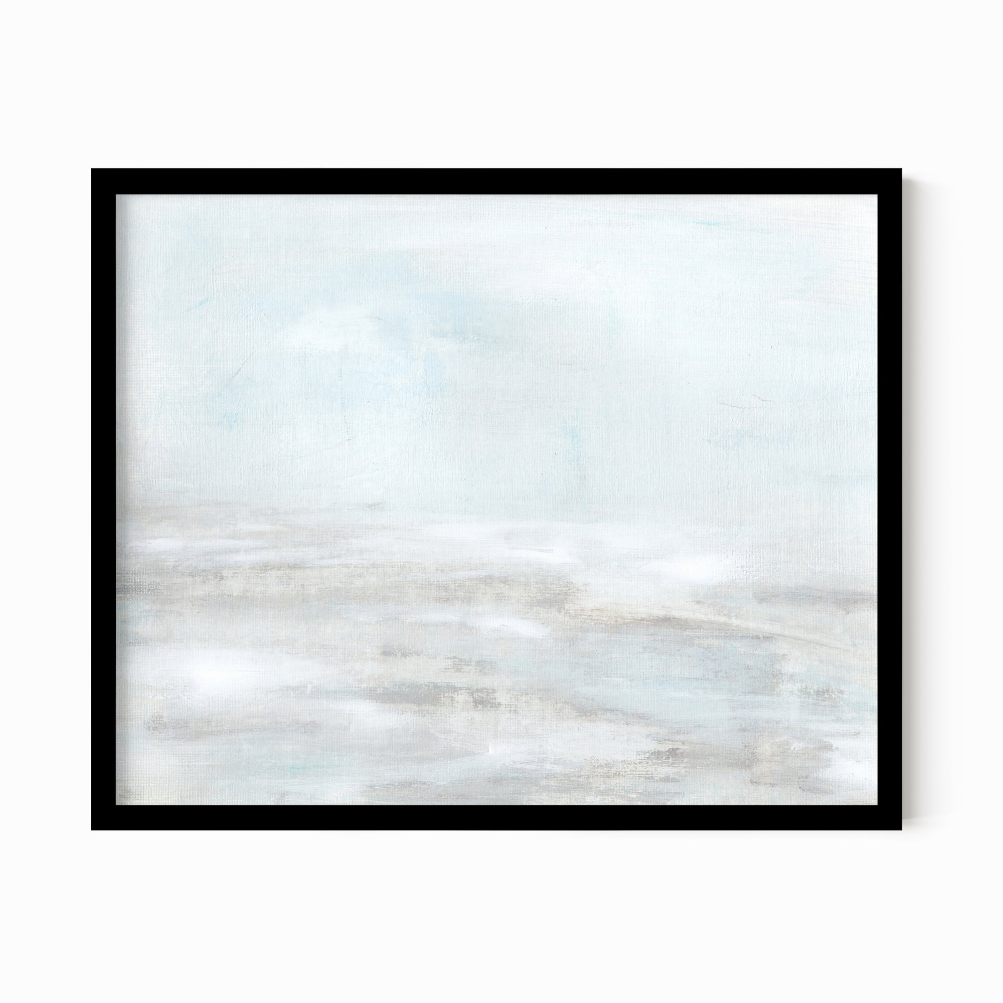 Surf fine art wall print framed in black oak by NLS Design