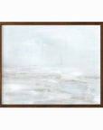 Surf fine art wall print framed in walnut oak by NLS Design