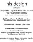 Designed For Large Walls Above Sofas and Beds, 30x40 → Best for standard sofas (most popular), 40x60 → Ideal for large walls or statement look, 24x36 → Great for smaller living rooms or apartments, Soft Neutral Tones That Match Any Room (Works with modern, organic, coastal, and traditional styles), High Resolution Large Prints, Sizes Made to Fit Standard Frames (Free custom sizing), Trusted by Online Retailers, Interior Designers, and Customers Worldwide, Gallery-Level Wall Art Made Affordable. No AI