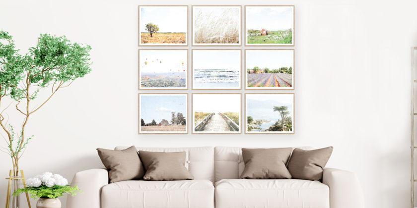 The Lazy Way To Create A Gallery Art Wall