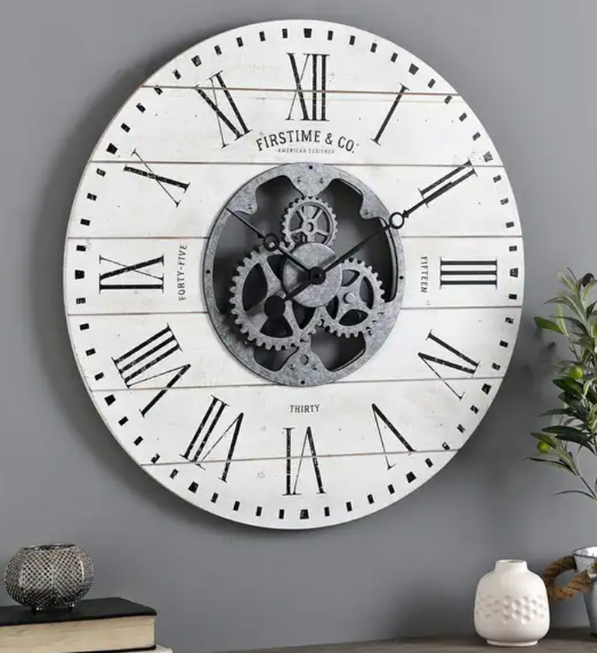 useful wall decor farmhouse clock