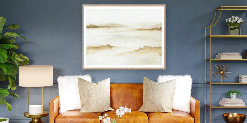 5 Easy Ways to Decorate with an Abstract Landscape Painting