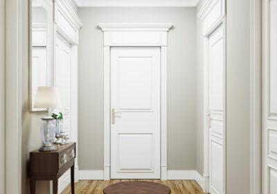 how to decorate a narrow hallway